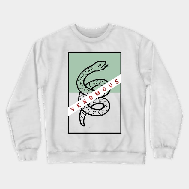 SNAKE Crewneck Sweatshirt by NJORDUR